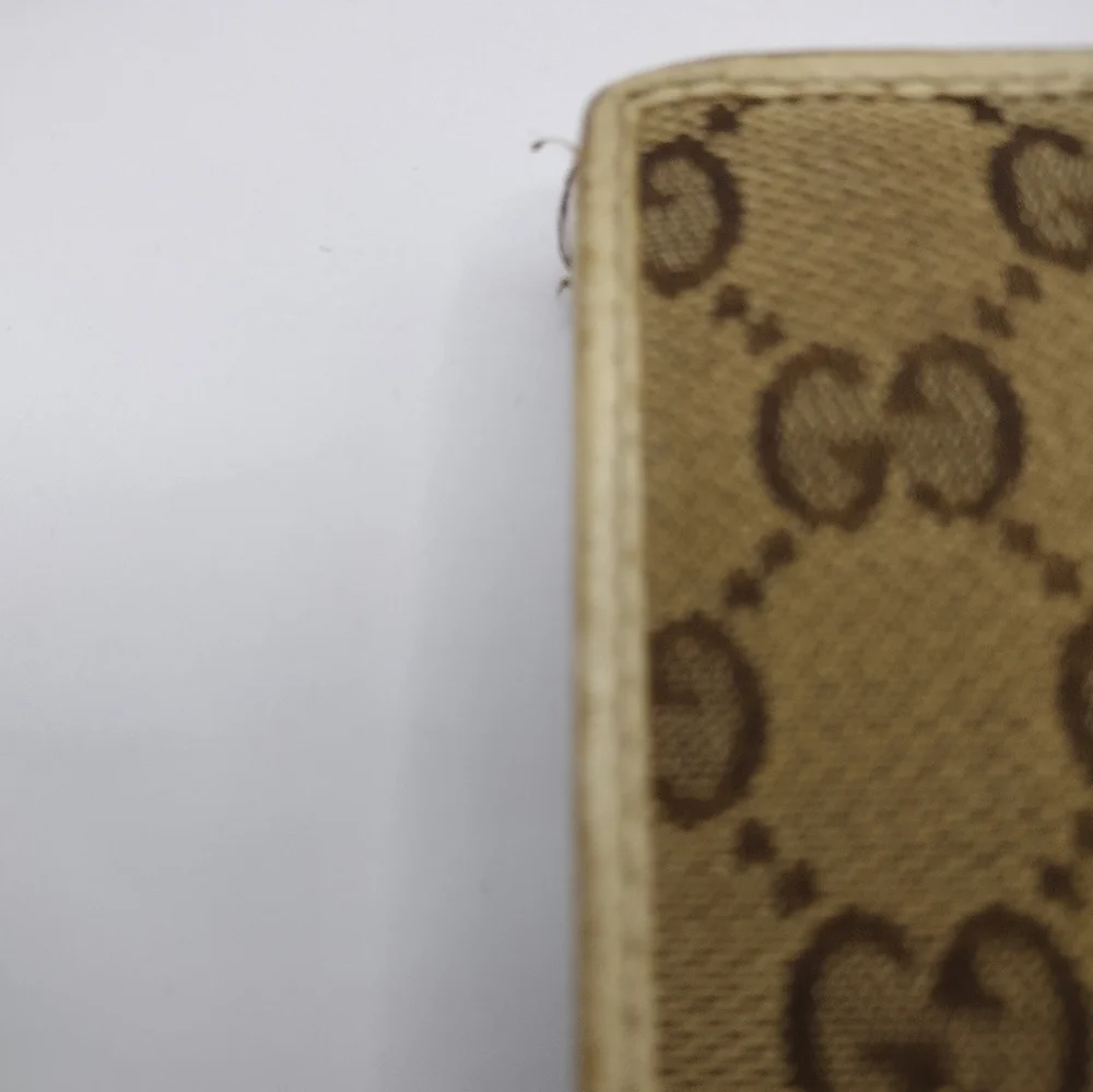 GUCCI GG canvas bifold long wallet Purse Authentic Made in Italy 181593 9416